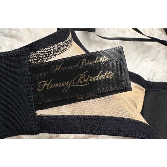 Honey Birdette CHHAYA🐍🖤 Gold and Black Snake Bra 32DDD - Picture 4 of 5